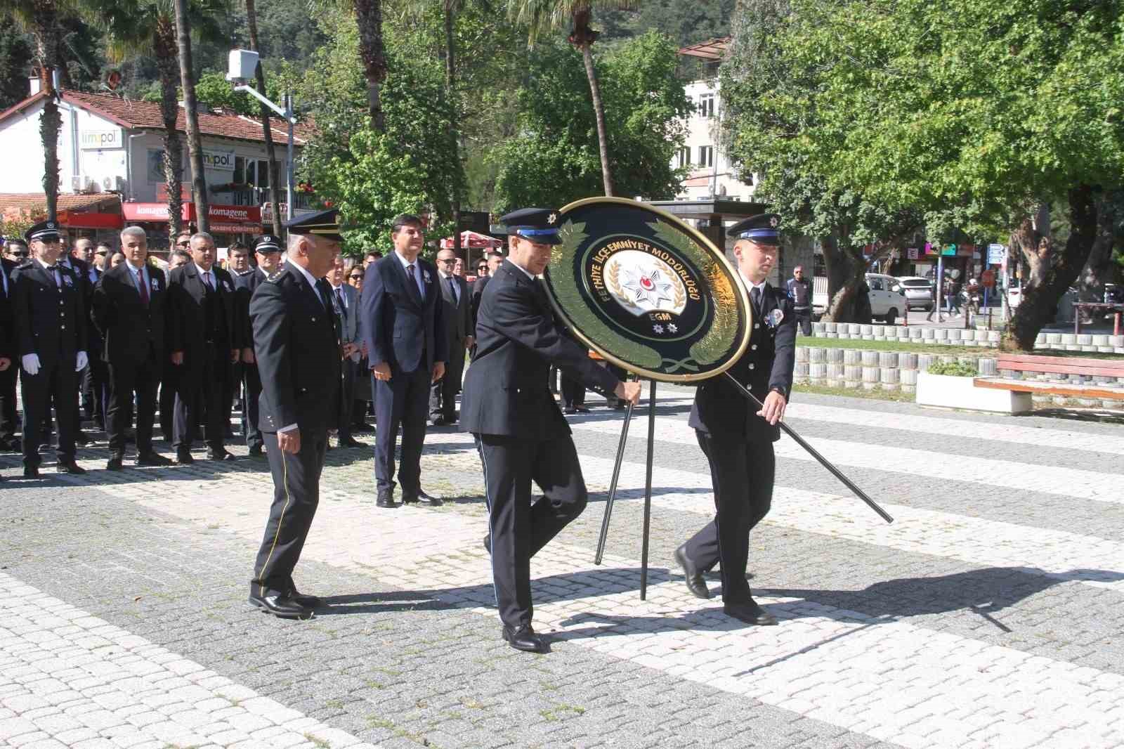 Fethiye’de Türk Polis Teşkilatının 180. Kuruluş Yıldönümü törenle kutlandı
