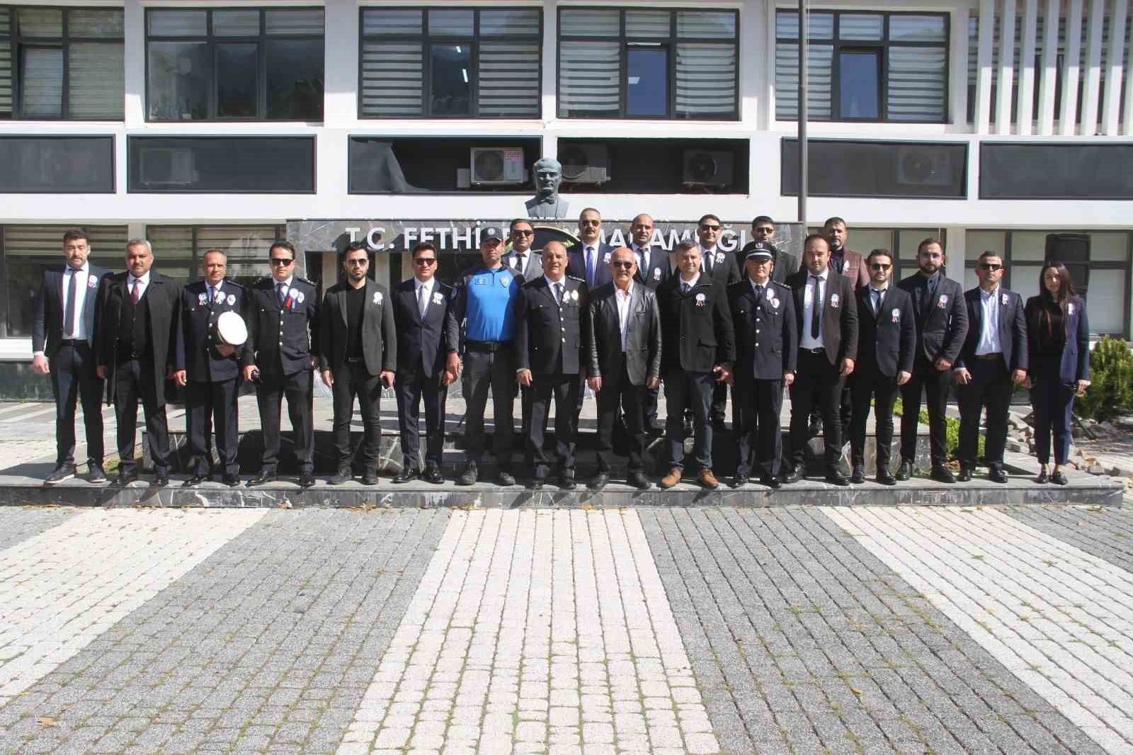Fethiye&rsquo;de T&uuml;rk Polis Teşkilatının 180. Kuruluş Yıld&ouml;n&uuml;m&uuml; t&ouml;renle kutlandı
