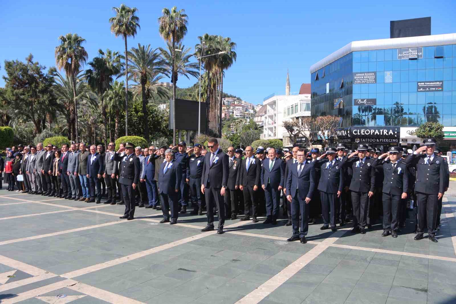 Alanya’da Polis Teşkilatının 180’inci kuruluş yıl dönümü kutlandı