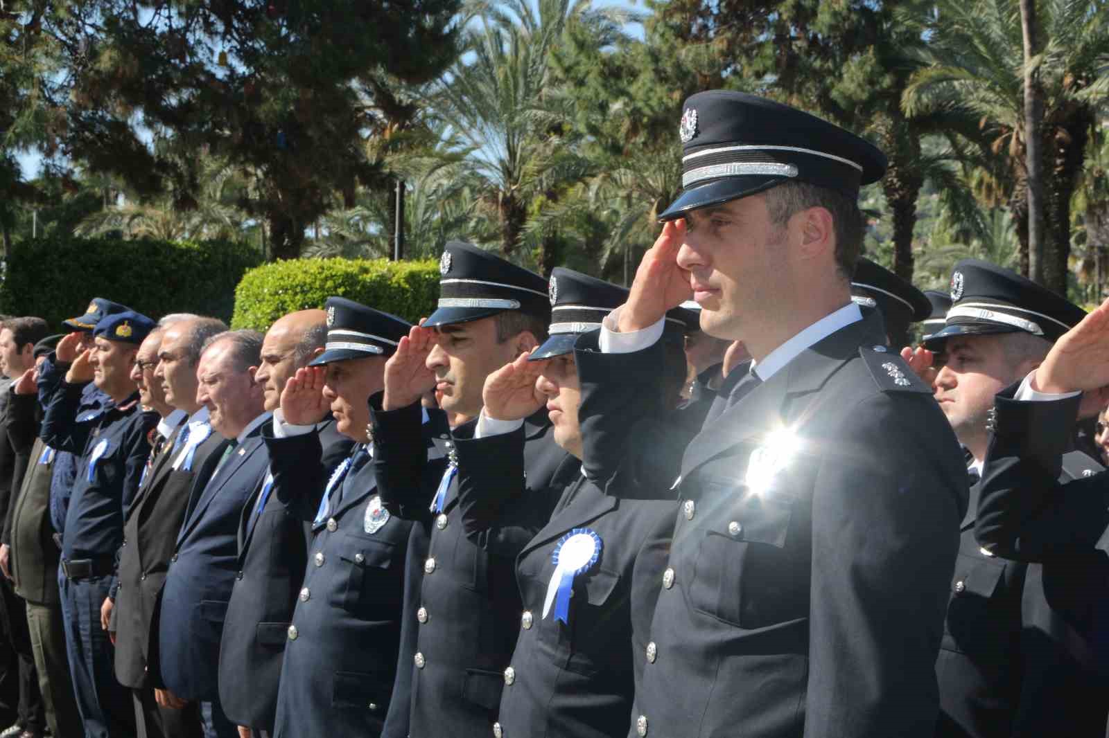 Alanya&rsquo;da Polis Teşkilatının 180&rsquo;inci kuruluş yıl d&ouml;n&uuml;m&uuml; kutlandı
