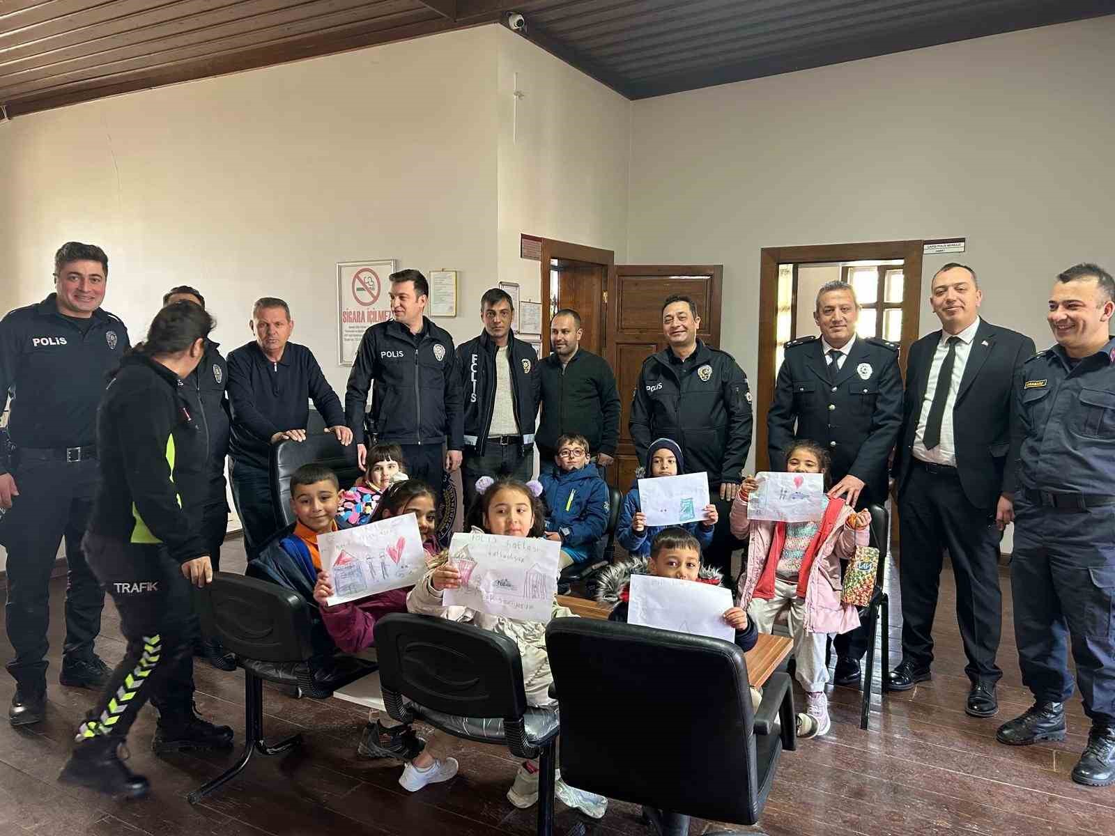 Öğrenciler Günyüzü Emniyet Amirliğini ziyaret etti