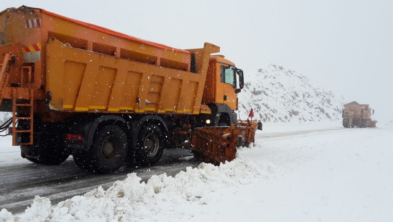 Antalya-Konya karayolunda kar etkisini kaybetti

