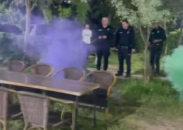 Kavgaya çağırıp Polis Haftasını kutladılar