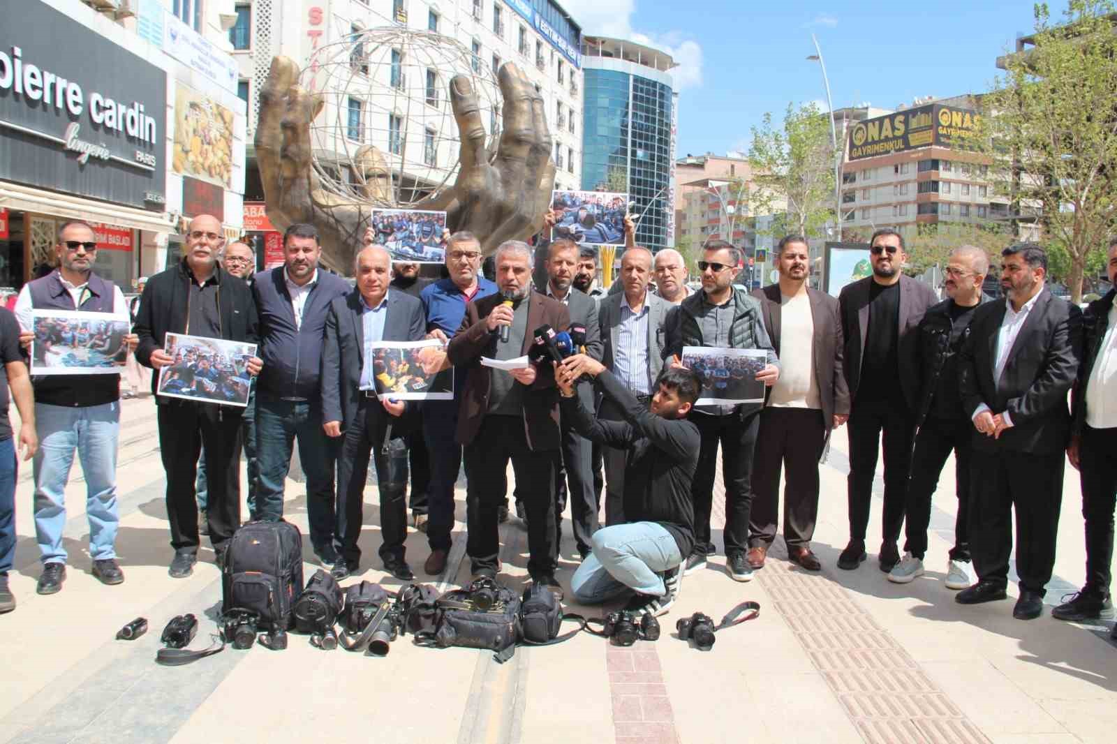 Basın mensuplarından Gazze’de meslektaşlarının katledilmesine tepki