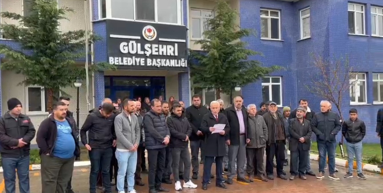 Gülşehri Belediyesi’nde 8 işçinin işten çıkartılması tepkilere neden oldu