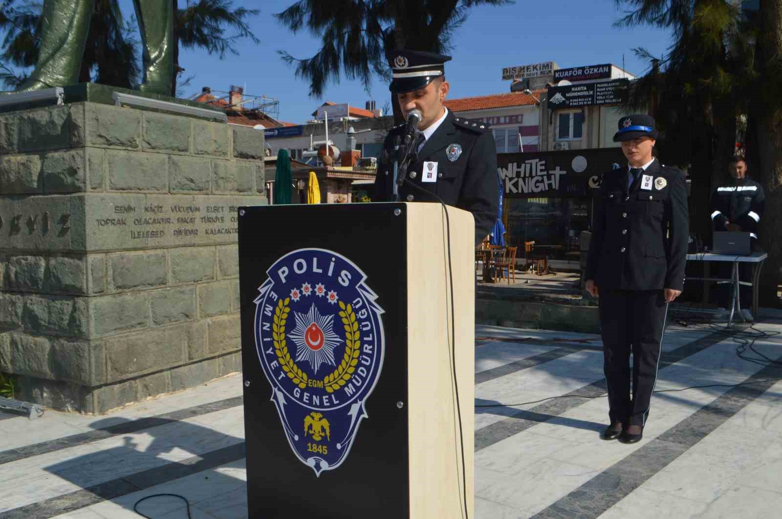 Ayvalık’ta Türk Polis Teşkilatı’nın 180. Kuruluş yıldönümü kutlandı