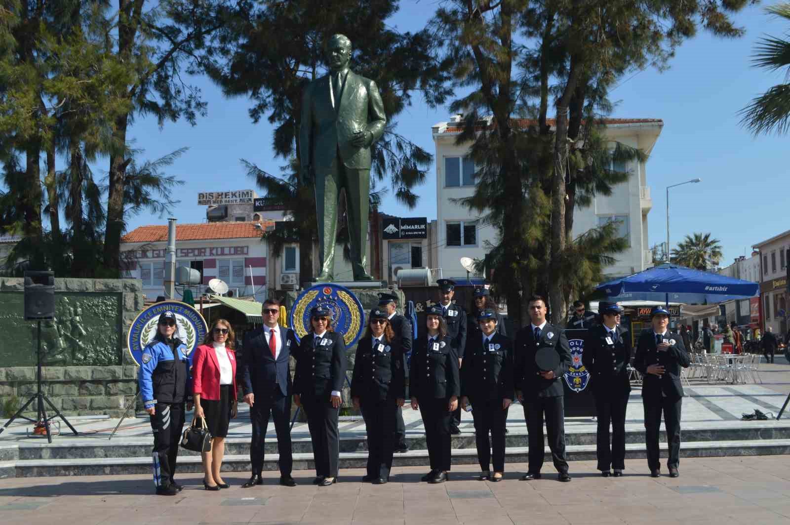 Ayvalık’ta Türk Polis Teşkilatı’nın 180. Kuruluş yıldönümü kutlandı