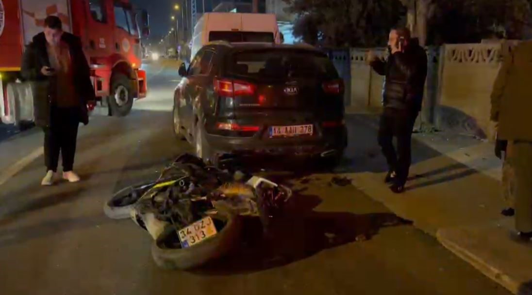 Çerkezköy’de iki motosiklet kafa kafaya çarpıştı: 3 yaralı