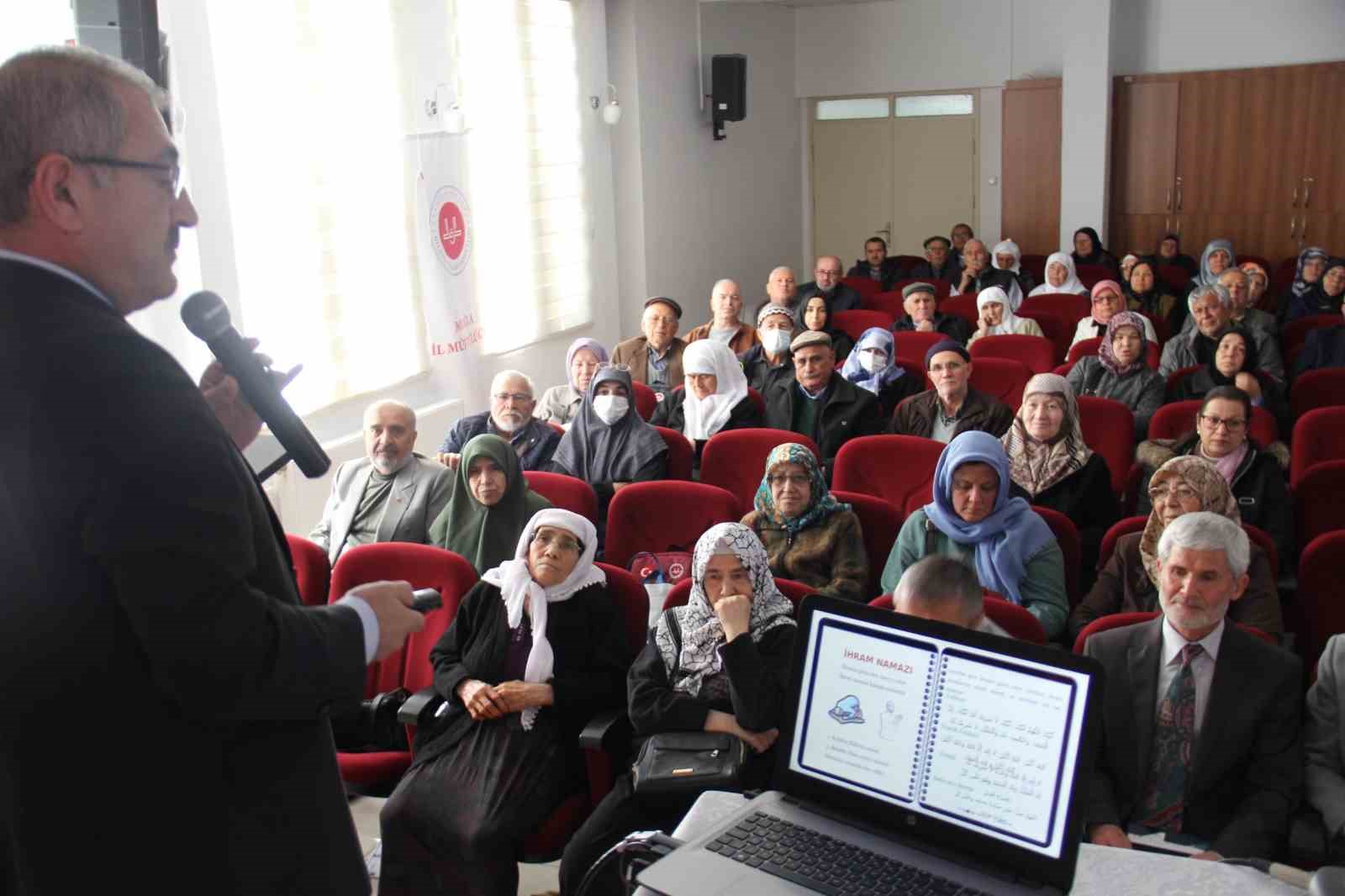 Muğla’da 2025 yılı hacı adaylarına yönelik ilk eğitim semineri gerçekleştirildi