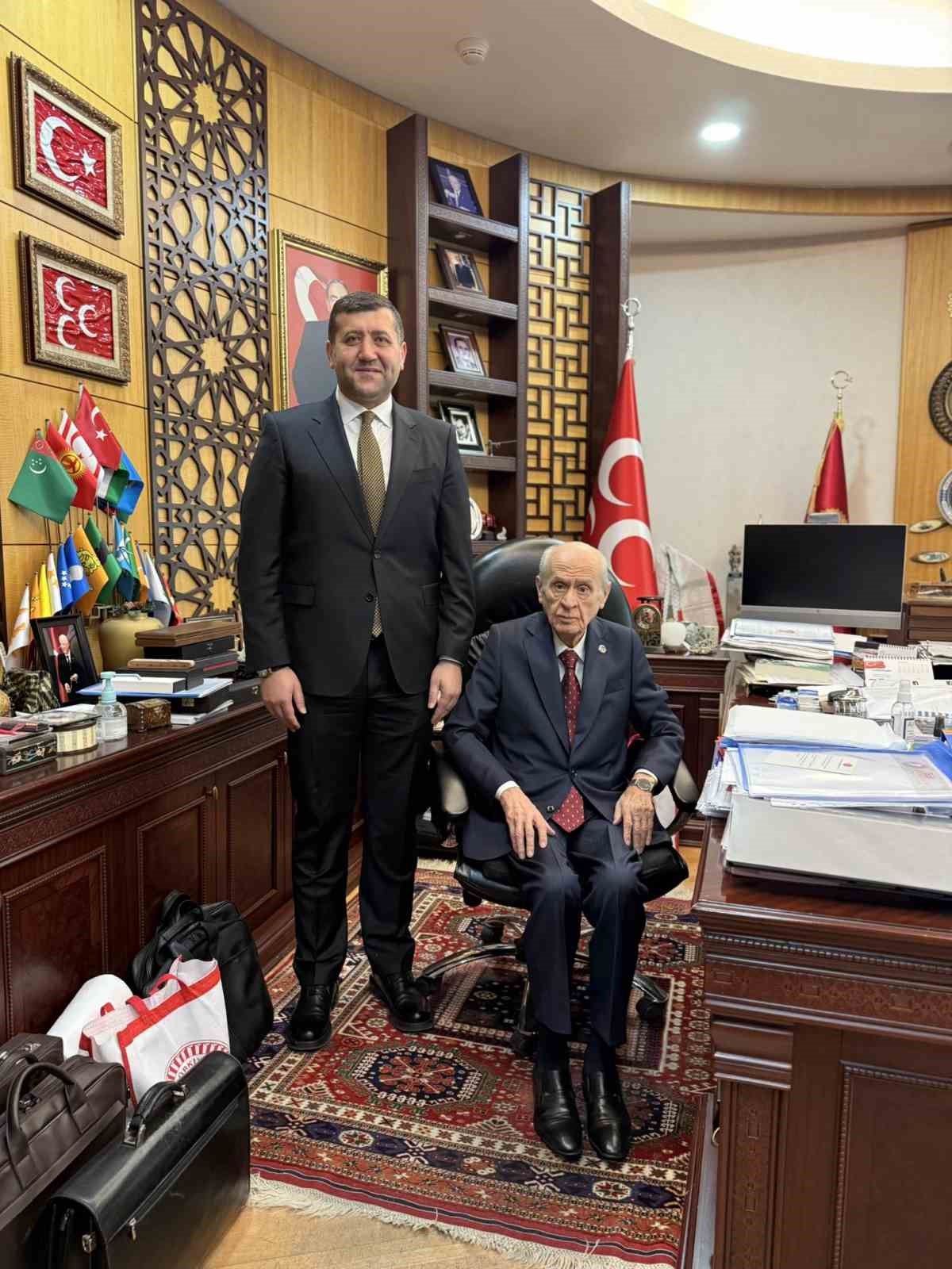 Ersoy, Devlet Bahçeli’yi makamında ziyaret etti