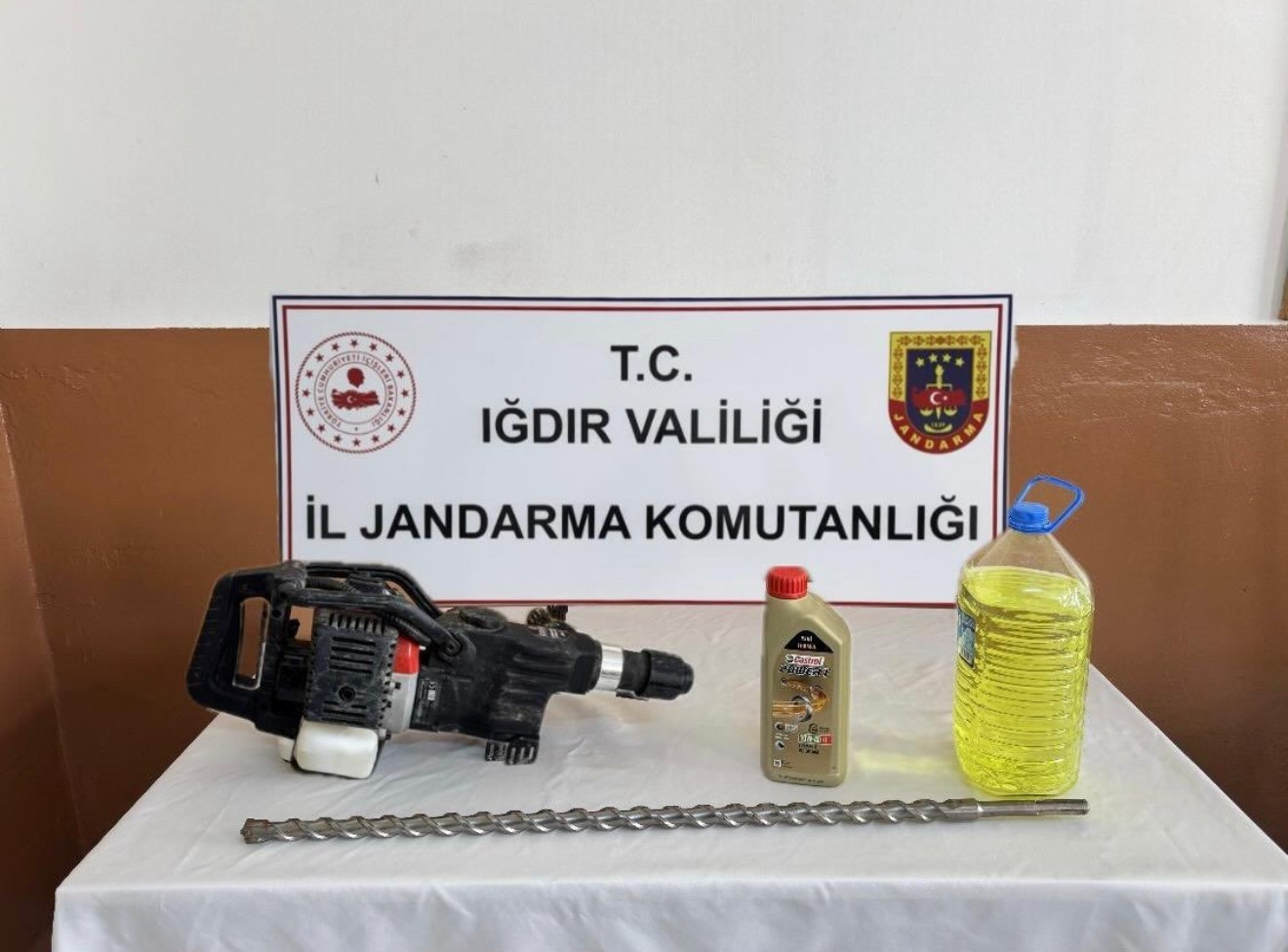 Iğdır’da izinsiz kazı operasyonu