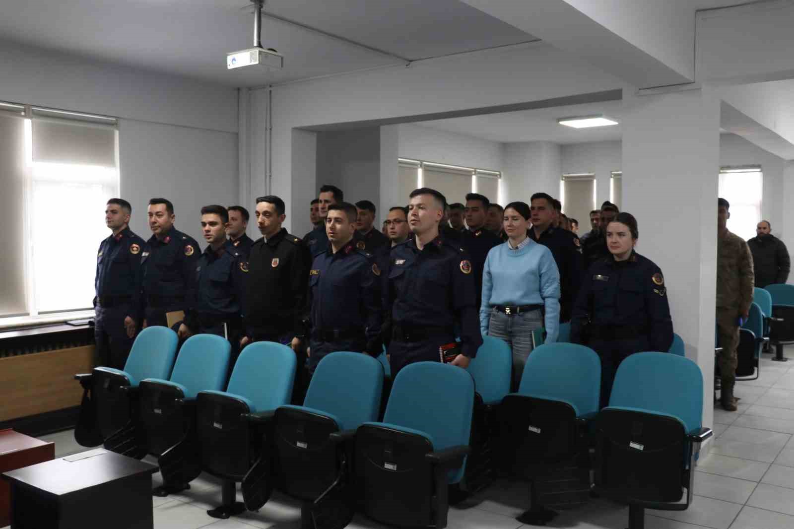 Eskişehir İl Jandarma Komutanlığı personeline yönelik hizmet içi eğitim
