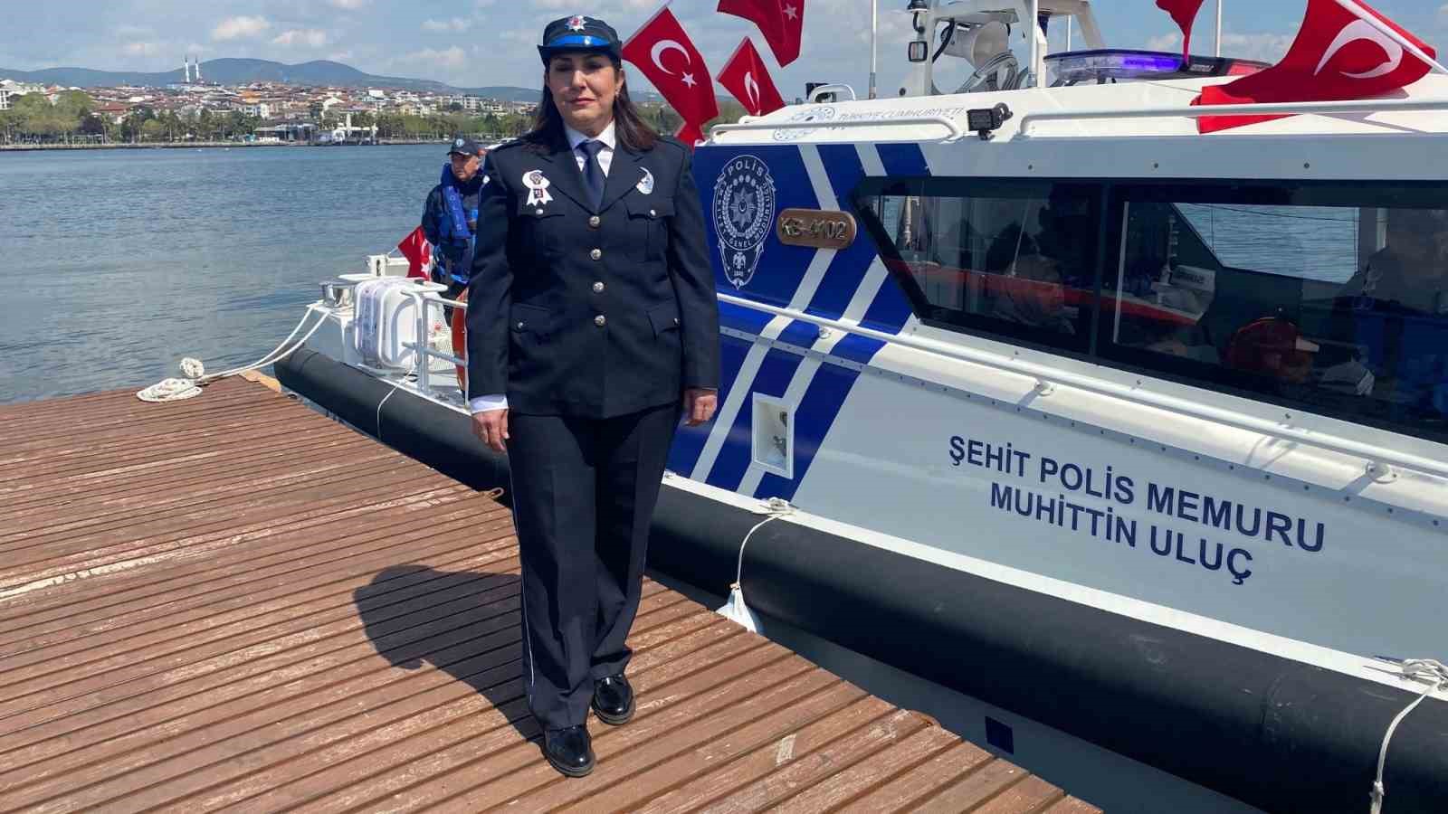 Şehit babasının ismini taşıyan botta görev yapacak