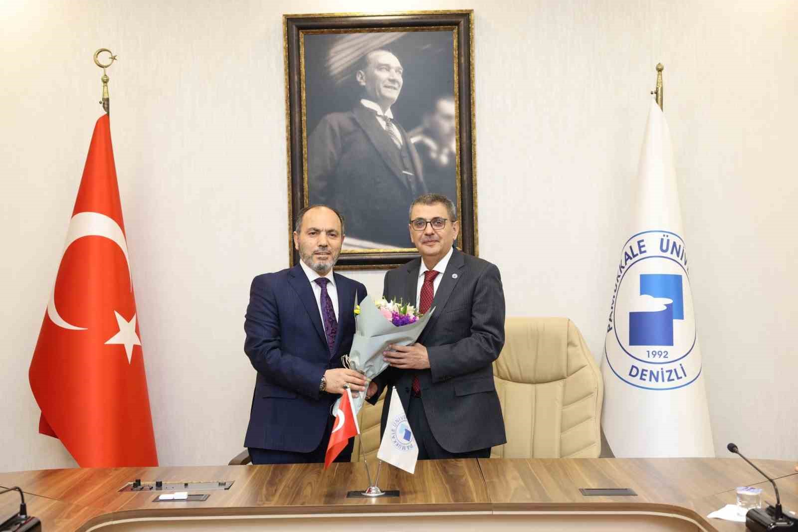 PAÜ Rektörlüğünde devir teslim yapıldı