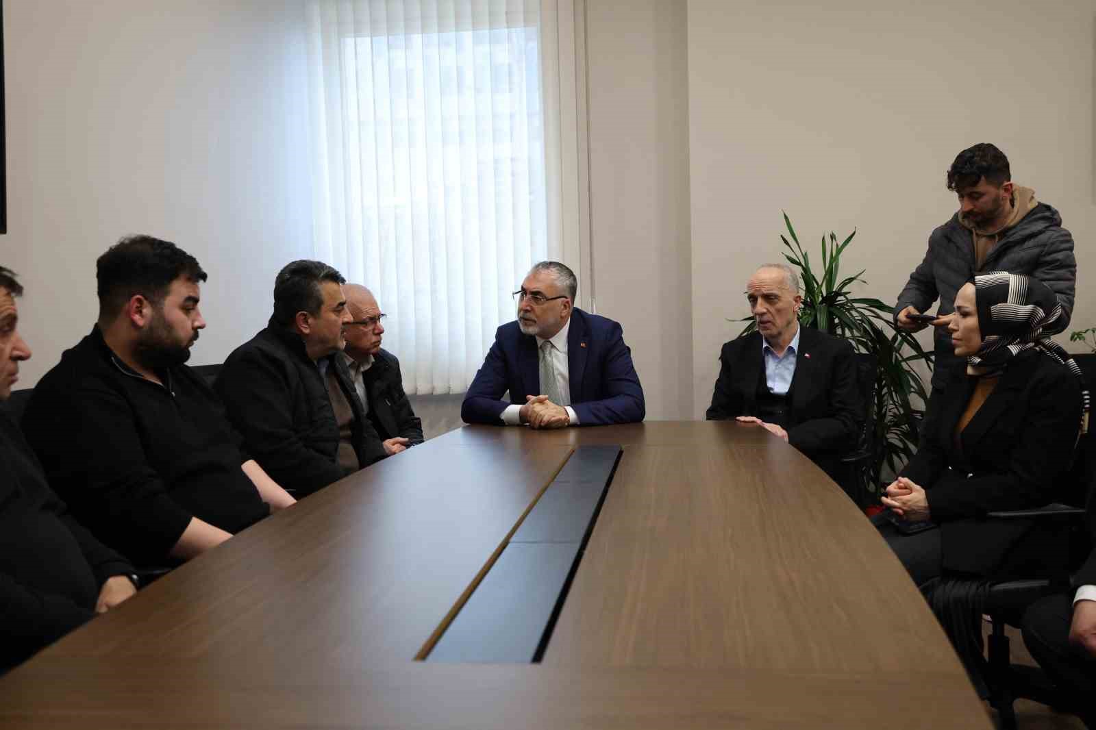 Bakan Işıkhan’dan maden kazasında yaralanan işçilere ziyaret