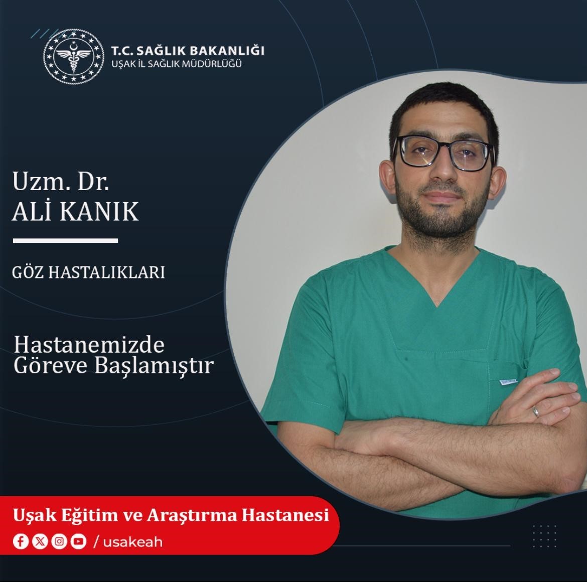 Uşak Eğitim ve Araştırma Hastanesi kadrosu büyüyor