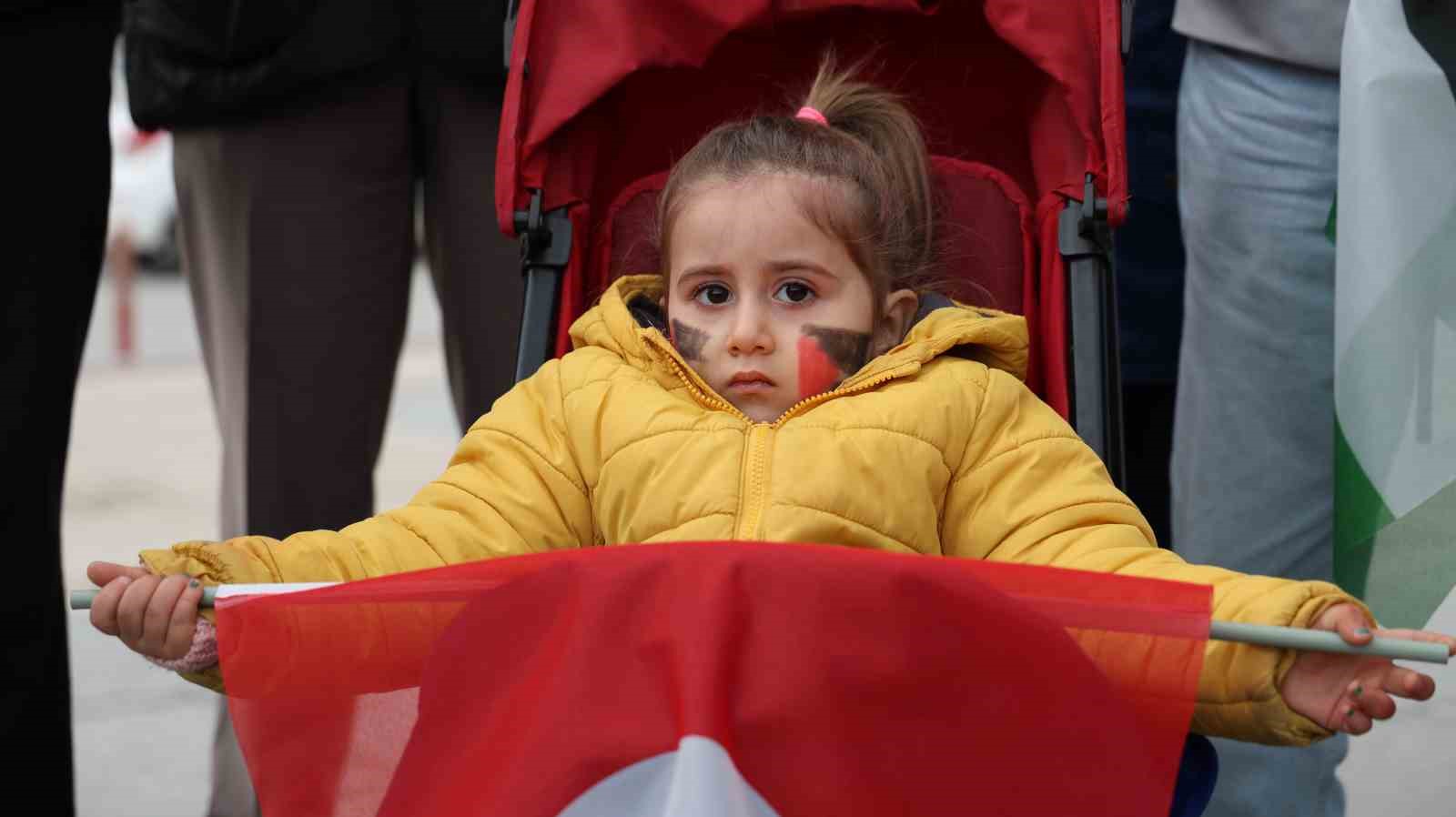 Kırşehir&rsquo;de İsrail&rsquo;in Filistin saldırıları protesto edildi
