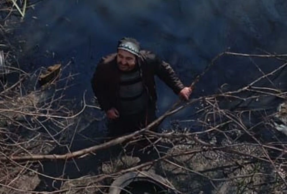 Tavşanlı’da bataklığa düşen şahıs kurtarıldı