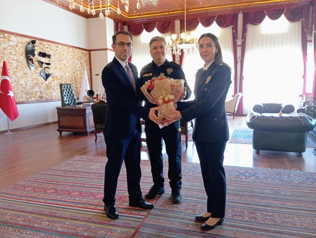 Beypazarı İlçe Emniyet Müdürü, Beypazarı Kaymakamı’nı ziyaret etti