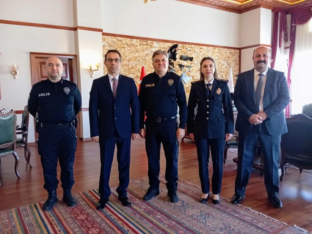 Beypazarı İlçe Emniyet Müdürü, Beypazarı Kaymakamı’nı ziyaret etti