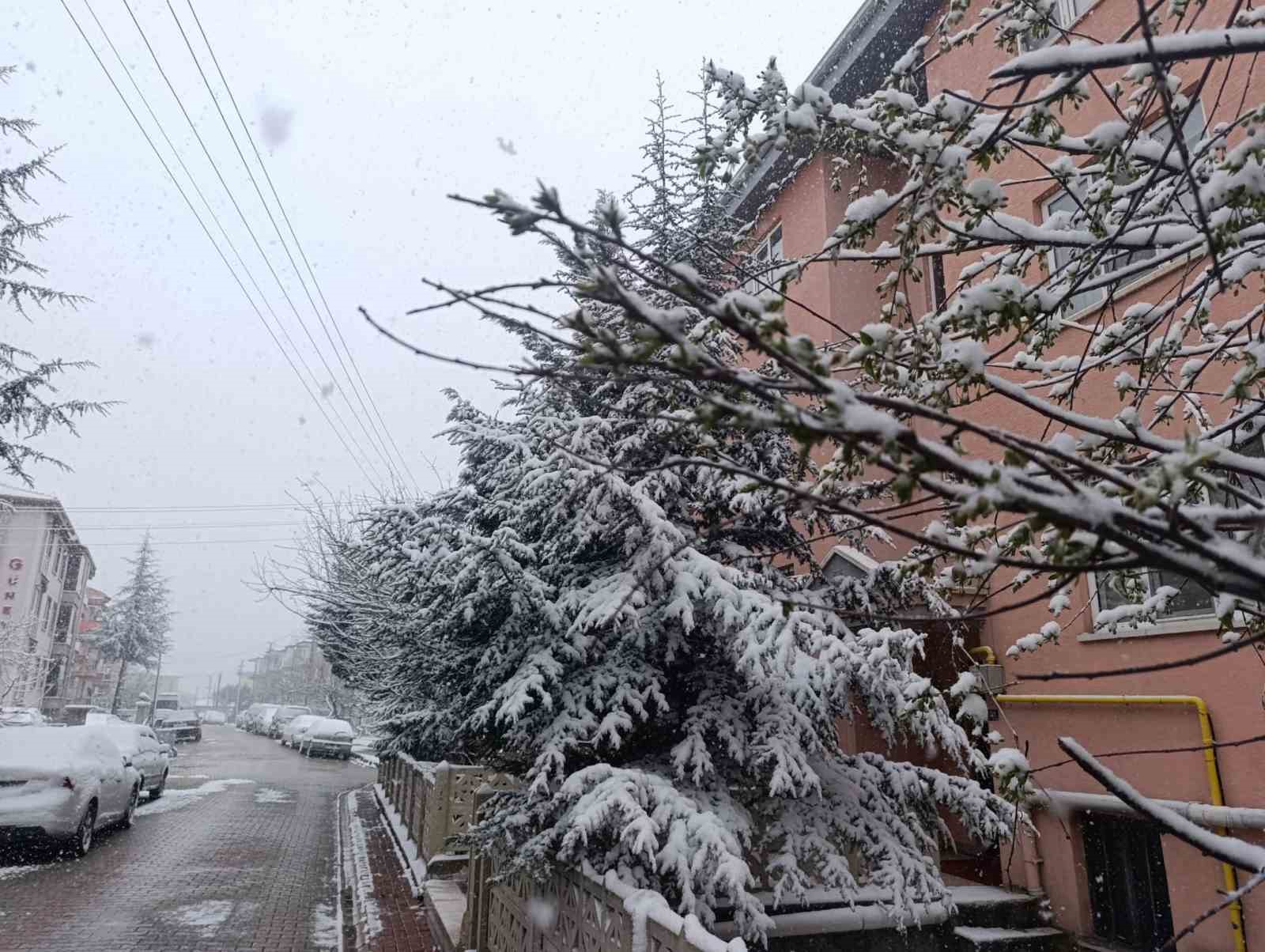 Afyonkarahisar nisan ayında kış mevsimini yaşadı
