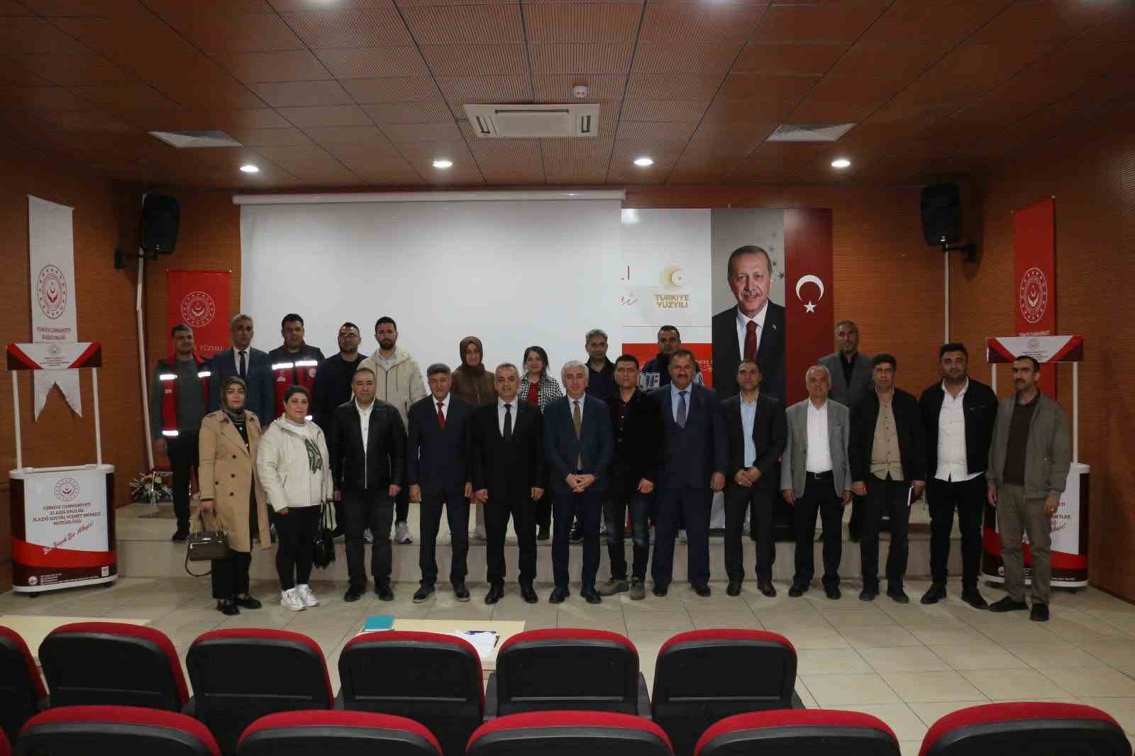 Elazığ’da SYDV temsilcileri ile toplantı düzenlendi