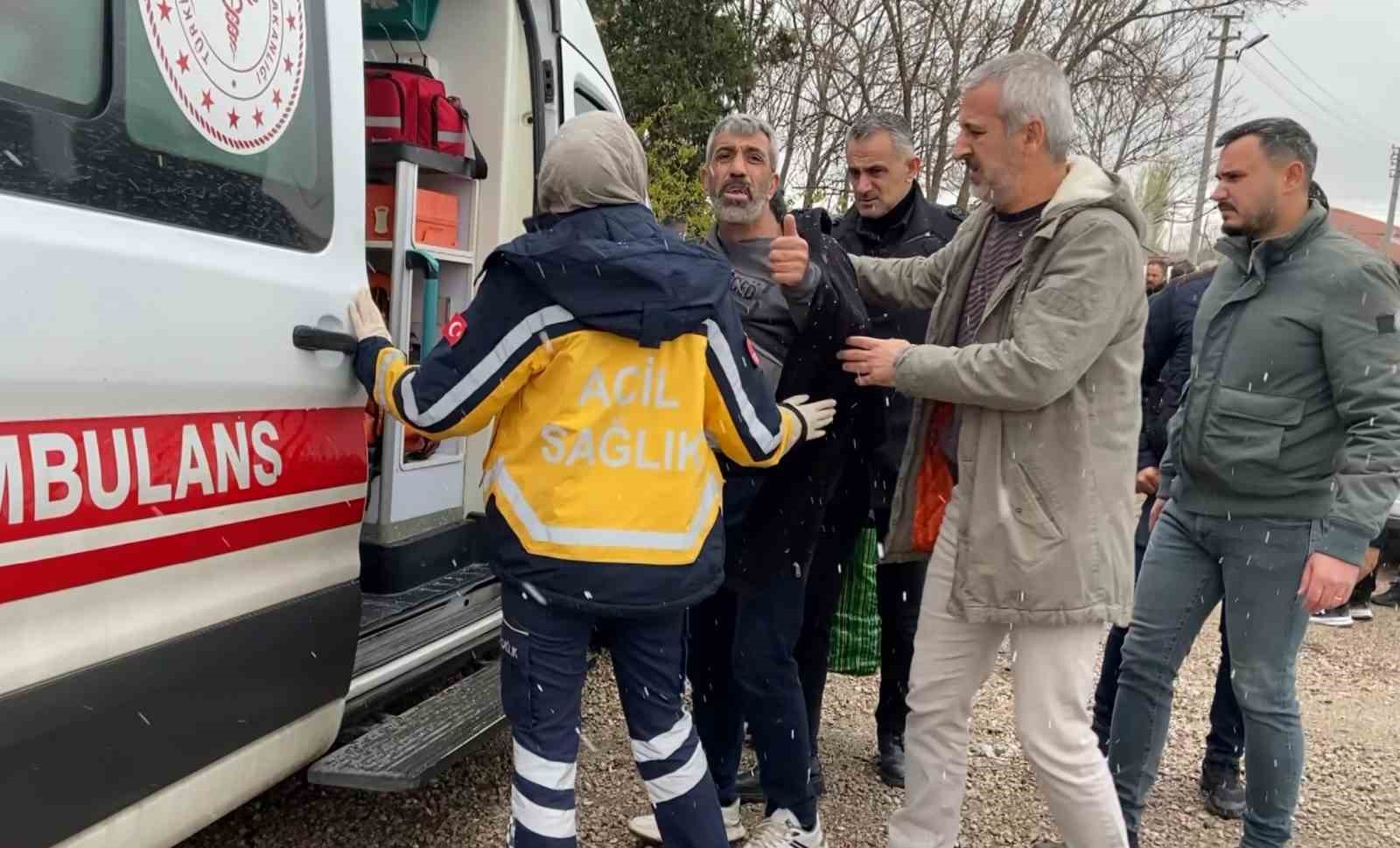 Balkondan atlayıp kaçmak isteyen şüpheli tutuklandı