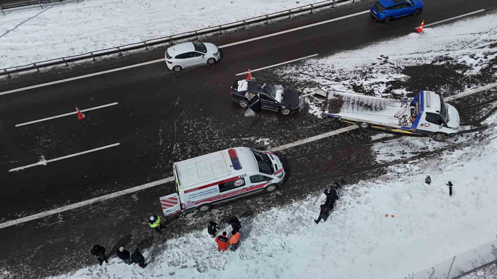 Ankara&rsquo;daki kazada şehitlerin cenazeleri hastane morguna g&ouml;t&uuml;r&uuml;ld&uuml;
