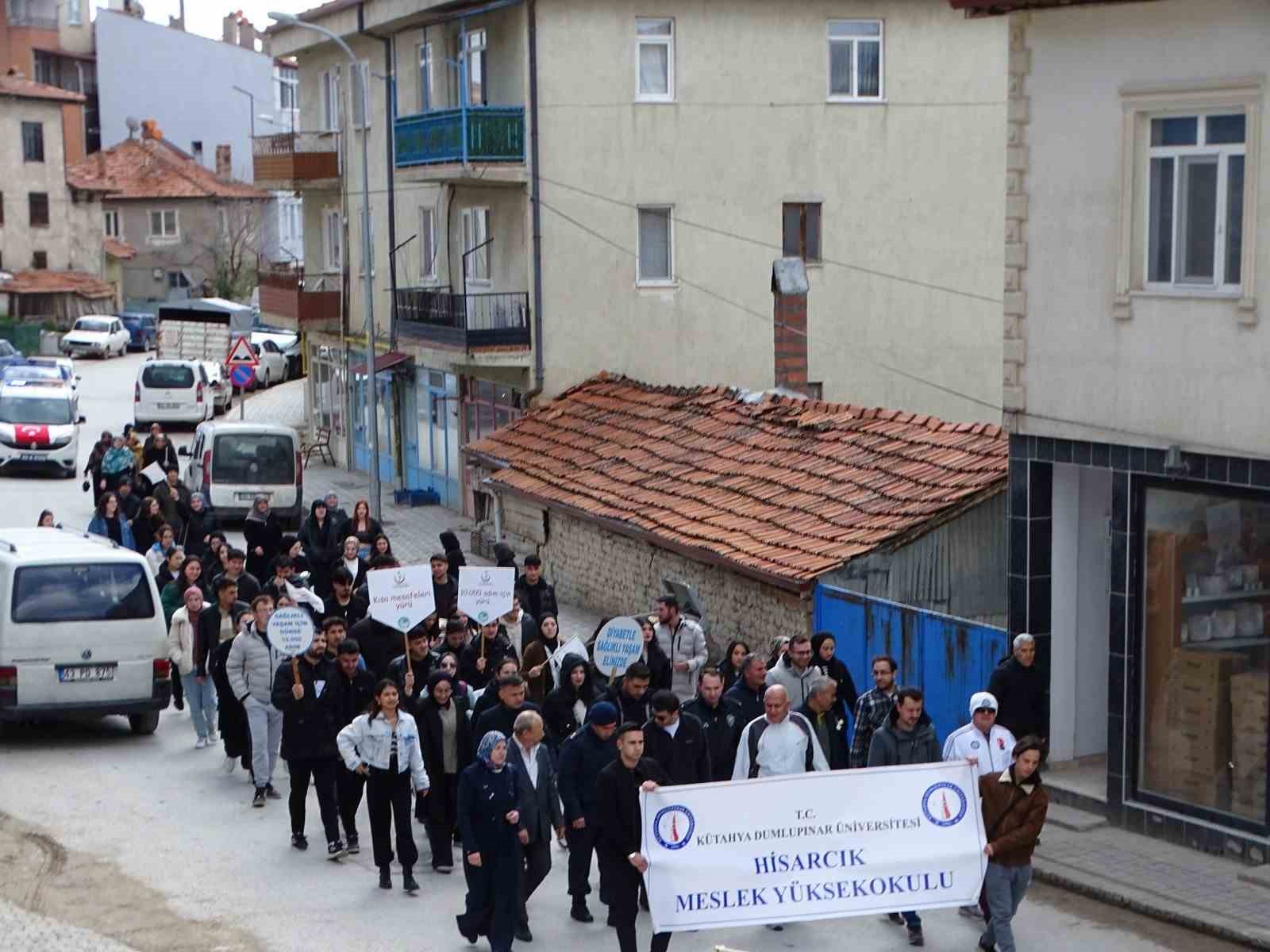 Hisarcık’ta "Sağlık İçin Hep Birlikte Yürüyoruz" etkinliği