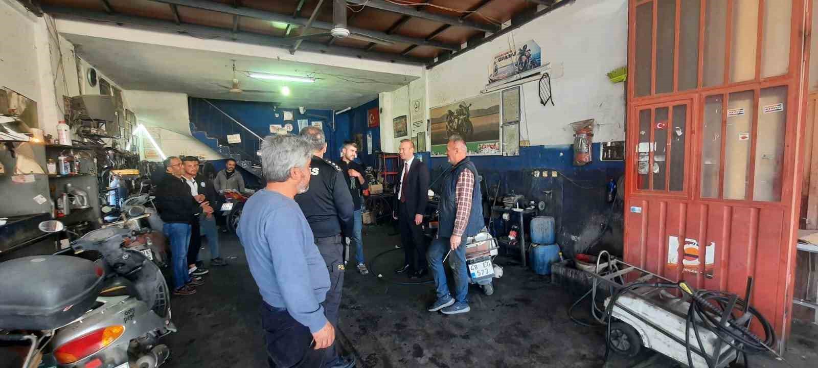 Kaymakam Maslak, sanayi esnafını ziyaret etti