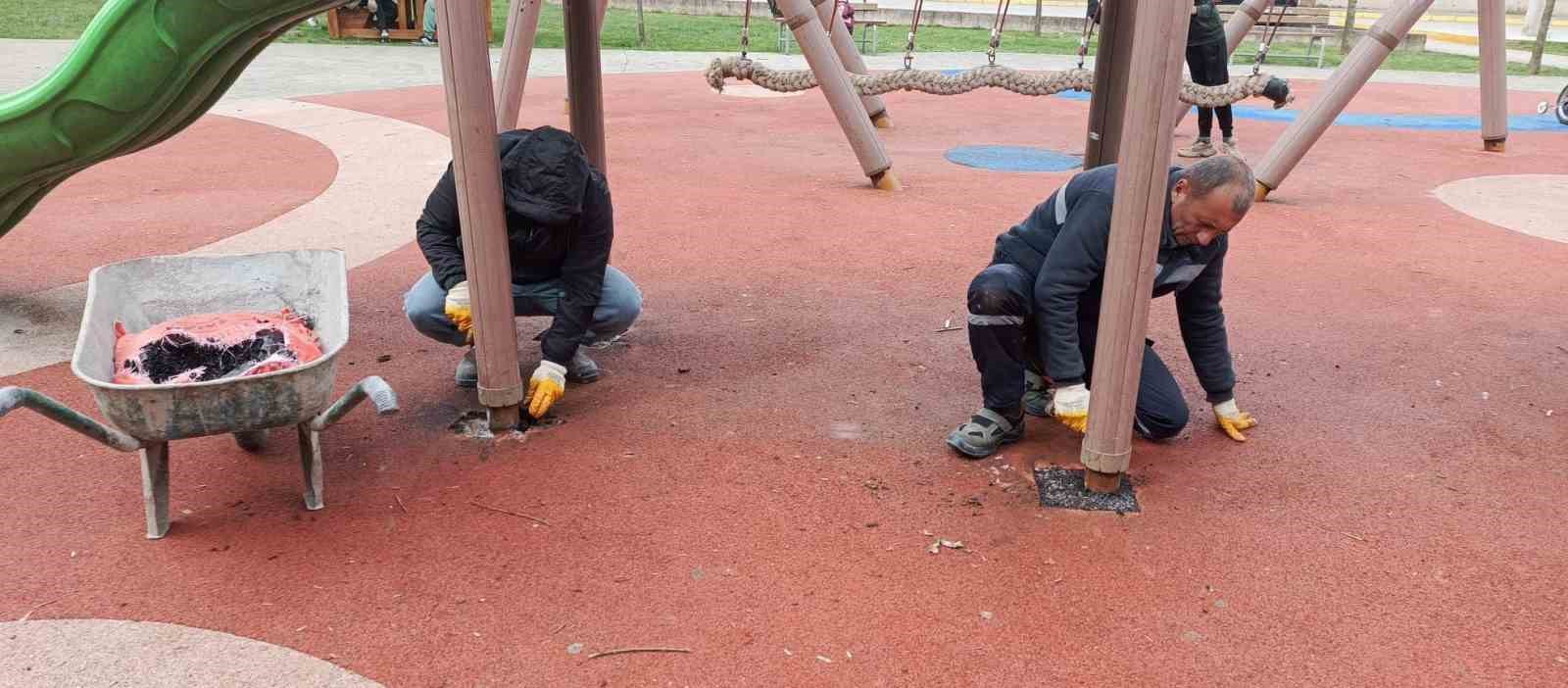 Kartepe’de parklar yaza hazırlanıyor