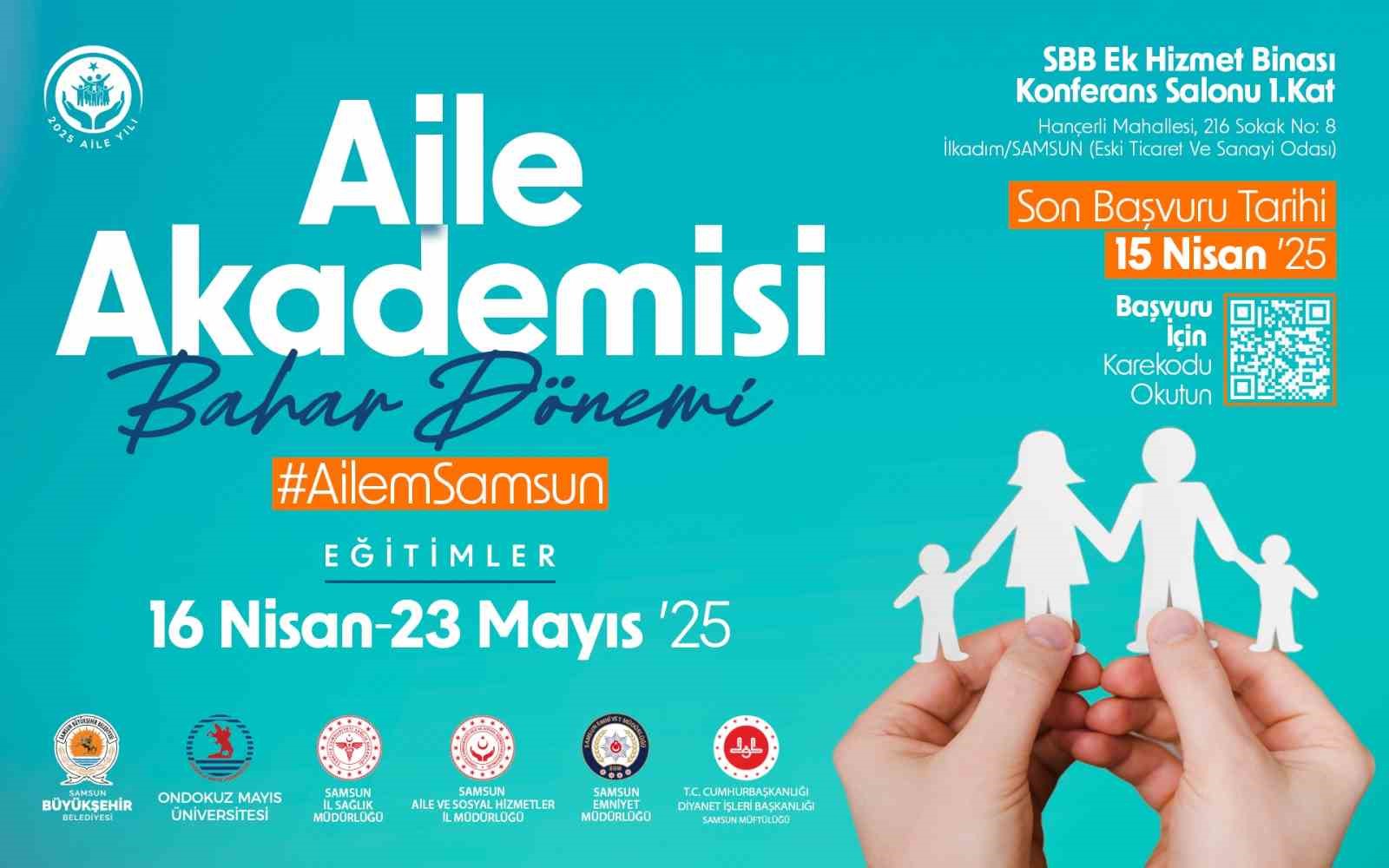 Samsun’da ’aile akademisi eğitim programı’ başlıyor