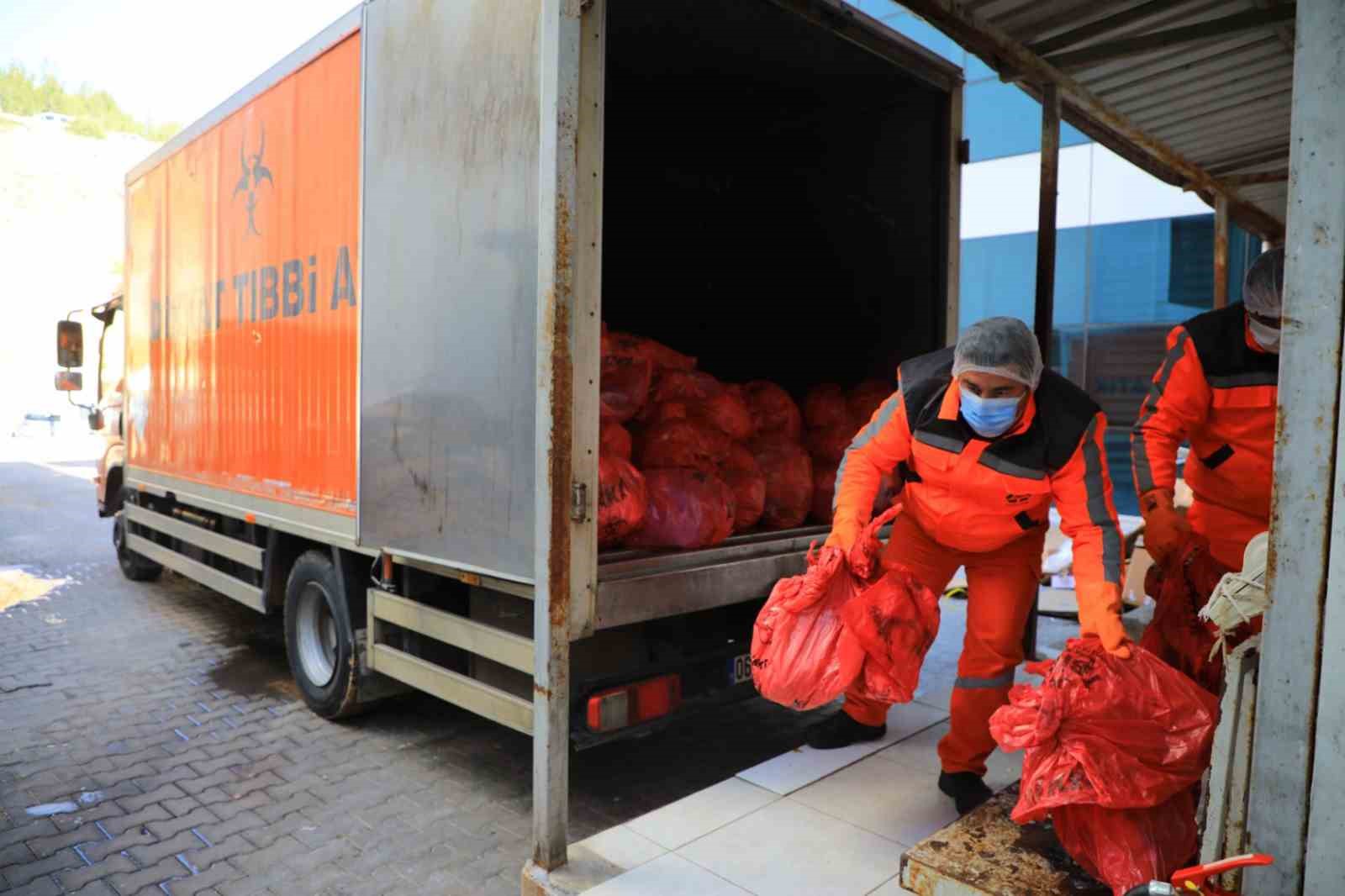 10 bin ton tıbbi atık bertaraf edildi
