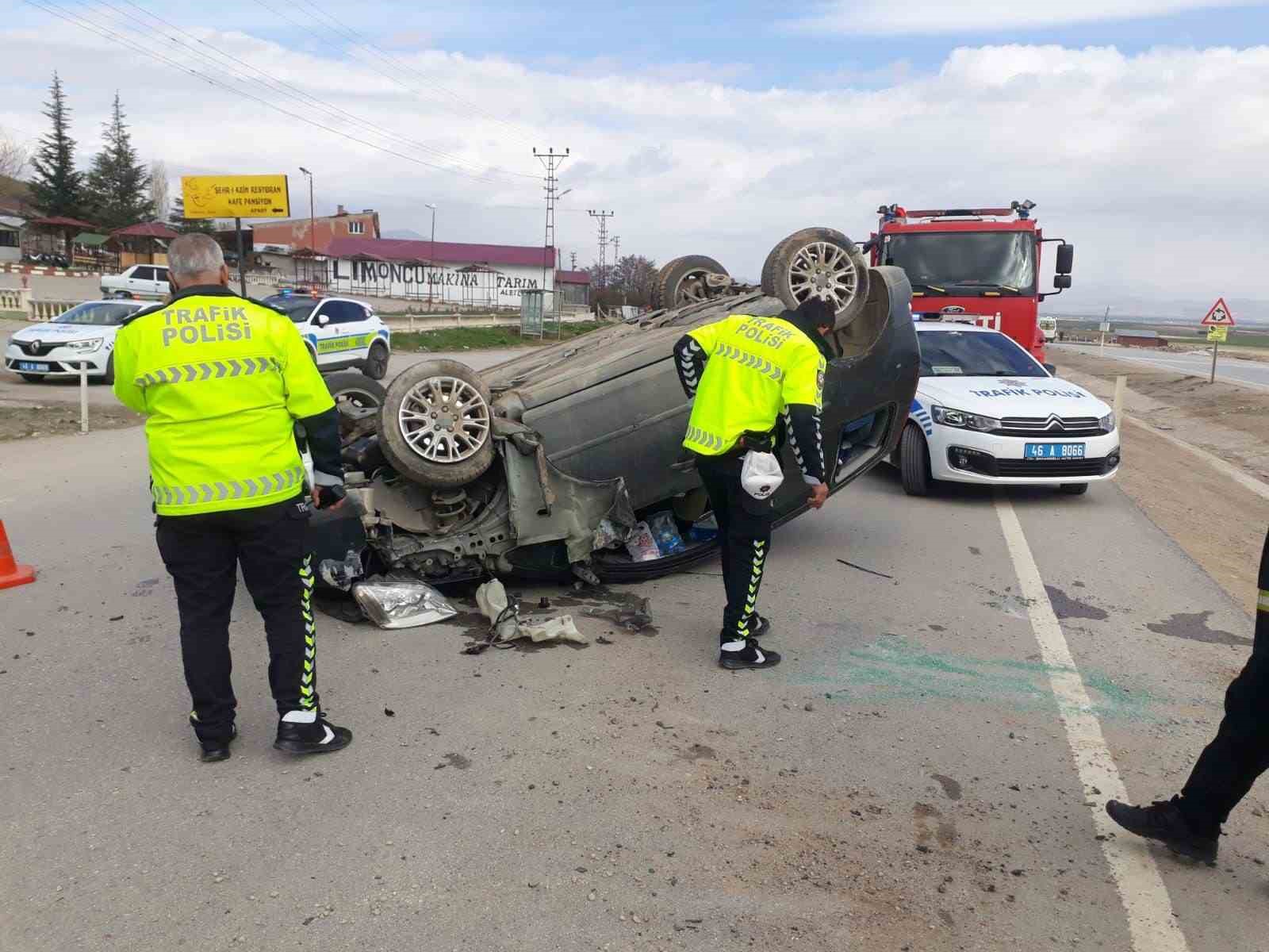Kahramanmaraş’ta trafik kazası: 2 yaralı