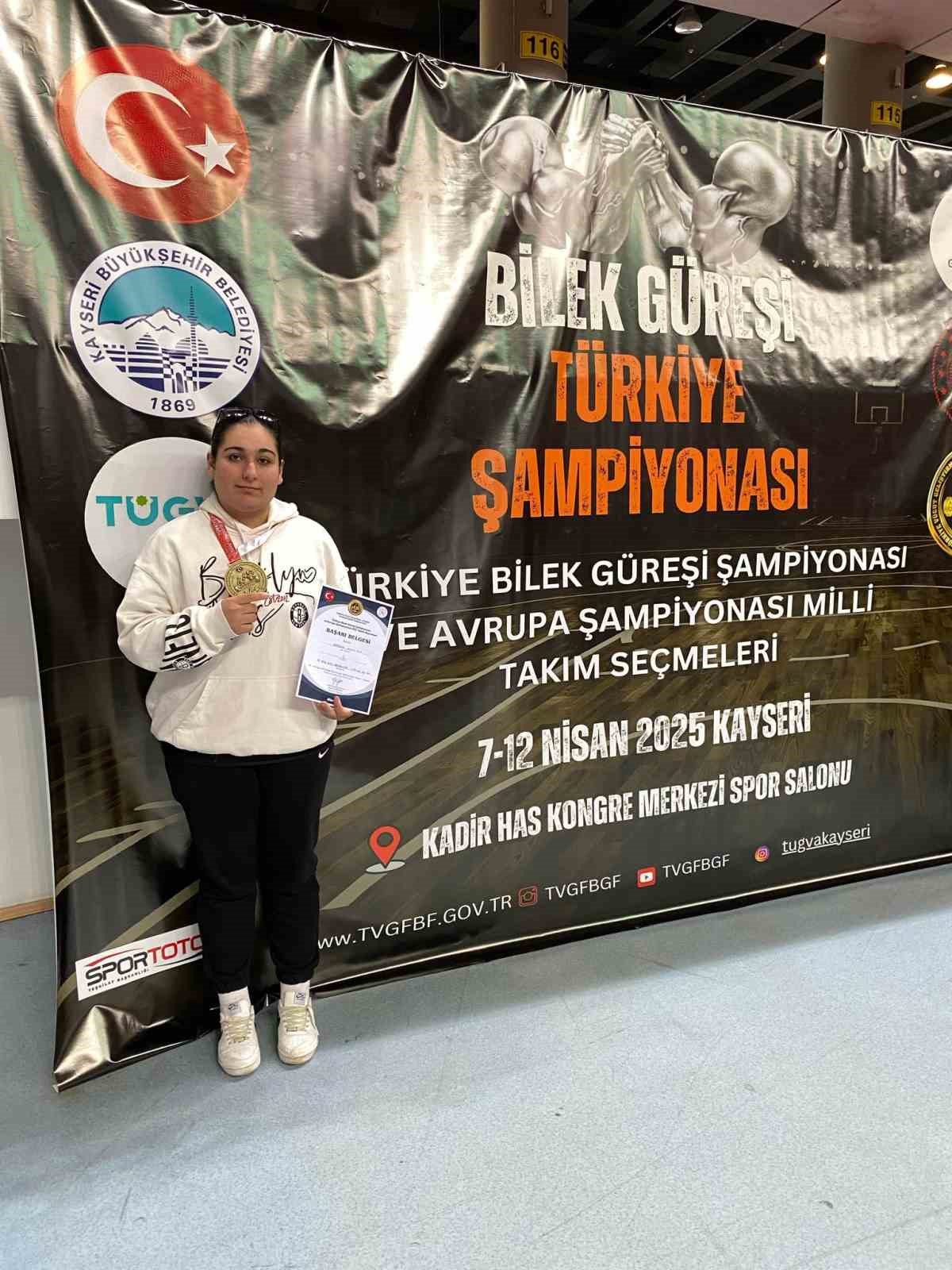 Berrak Dilay Top Türkiye şampiyonu oldu