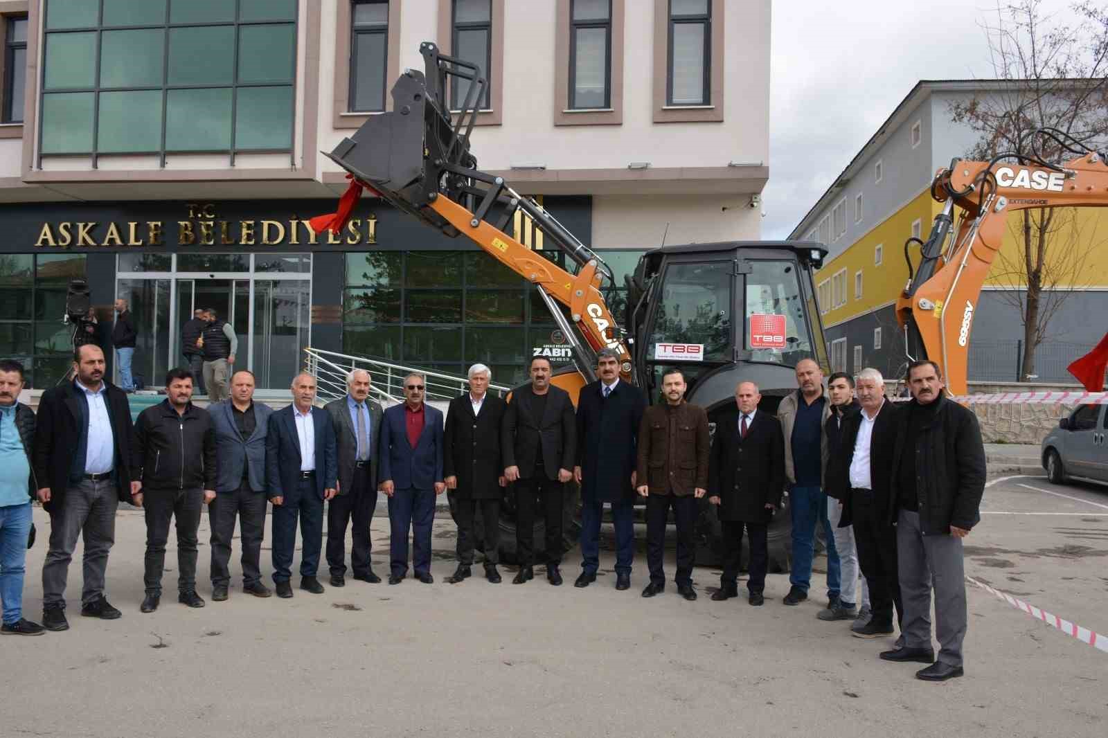 Aşkale Belediyesi araç filosunu güçlendirdi