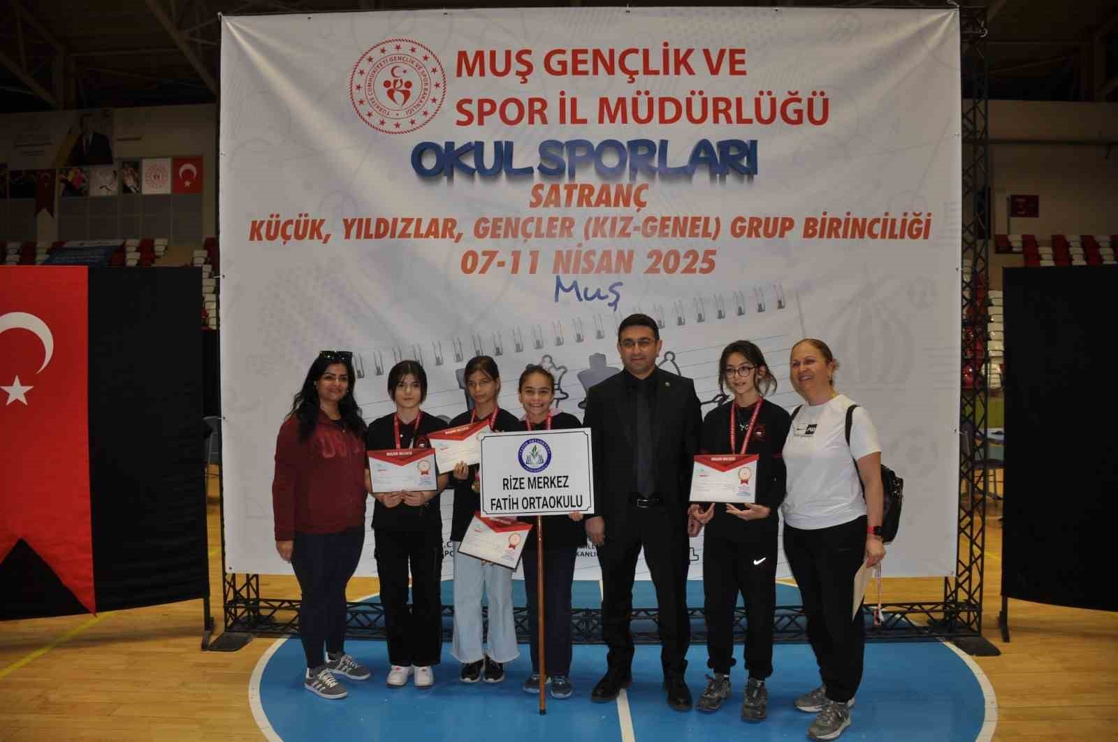 Muş’ta satranç turnuvası sona erdi