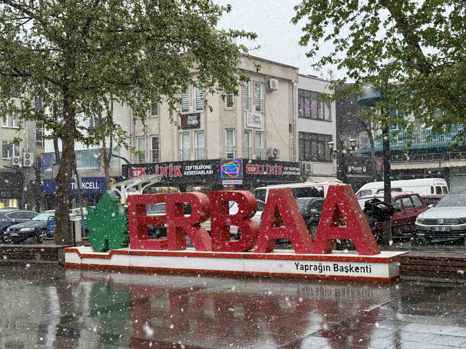 Baharda kar yağdı, vatandaş odun kömür peşine düştü