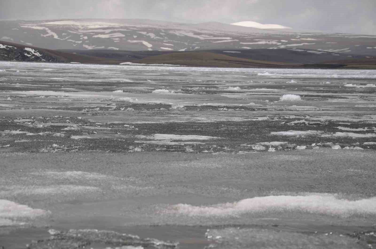 Burası buzullar değil, Nisan ayında Kars