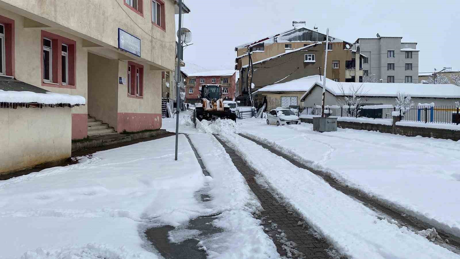 Nisan ayında kış geri geldi: Bingöl güne beyaz örtü ile uyandı