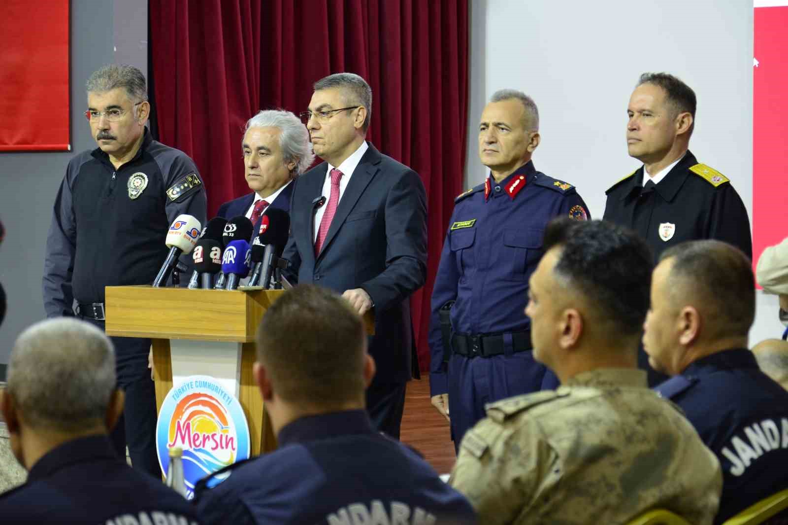 Mersin Valisi Toros: "Her bir vatandaşımızın kendini güvende hissetmesi en büyük önceliğimizdir"