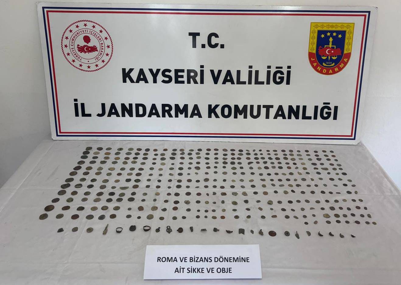 Kayseri’de tarihi eser operasyonu