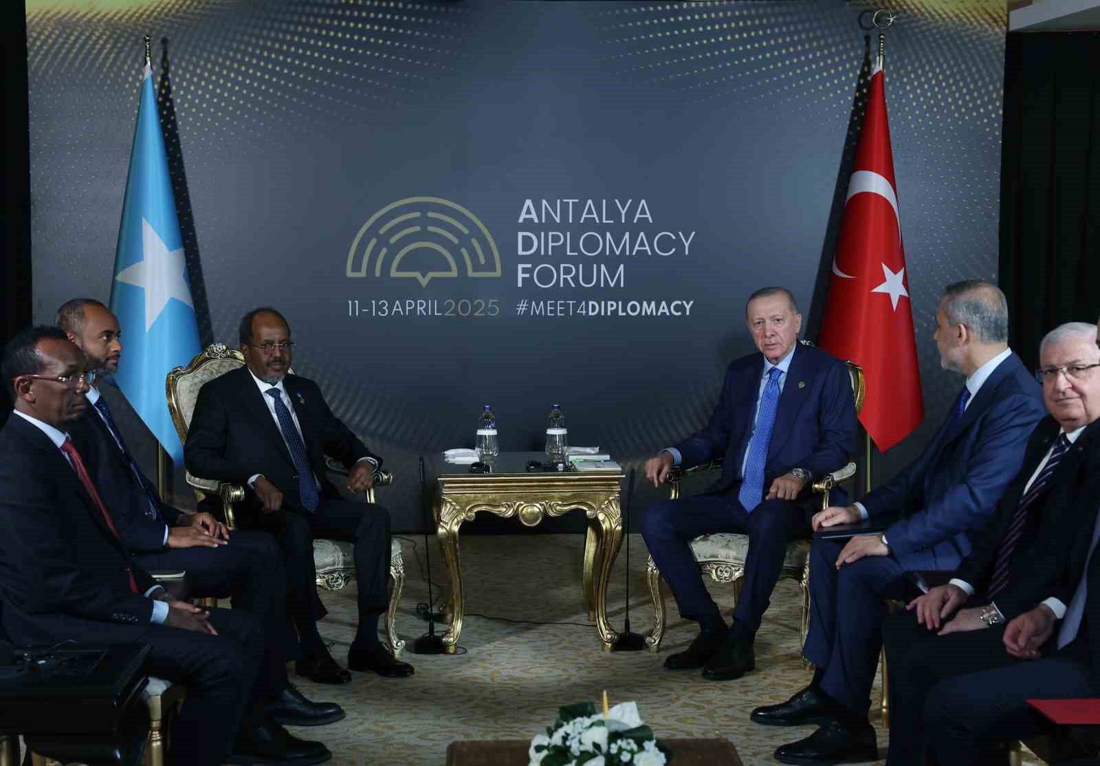 Cumhurbaşkanı Erdoğan, Somali Cumhurbaşkanı Mahmud ile görüştü