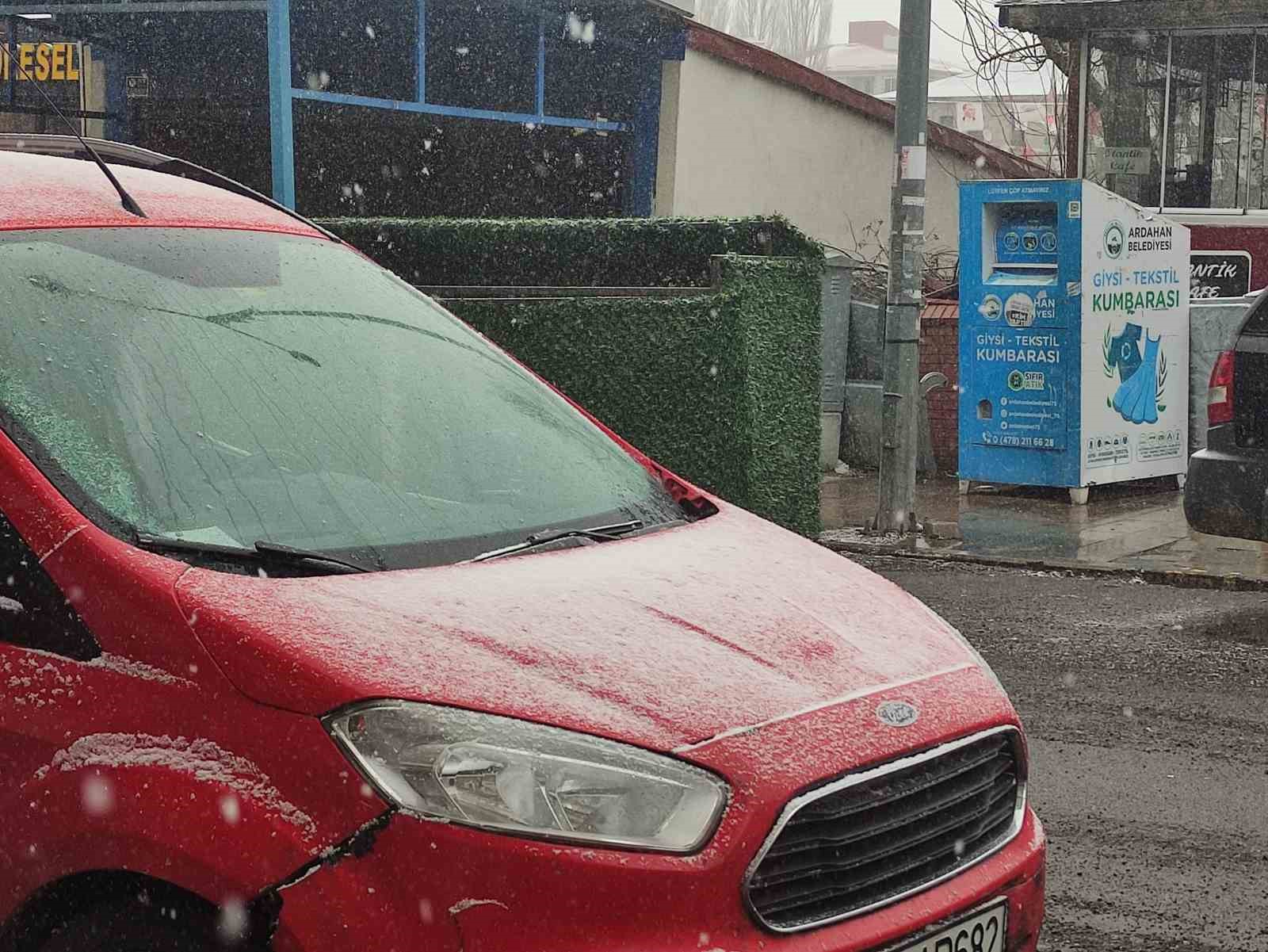 Ardahan&rsquo;da kar yağışı etkili oldu
