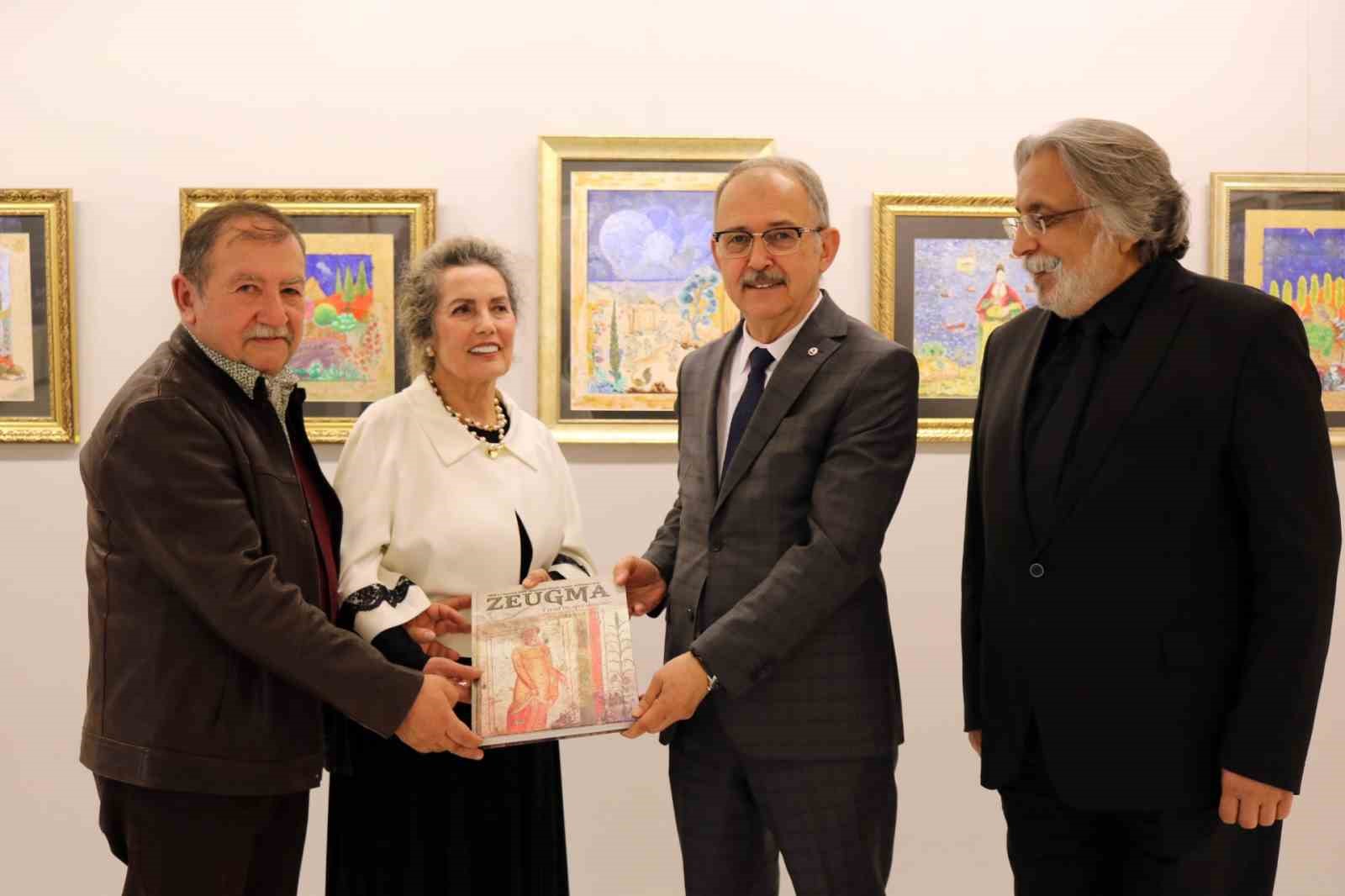 Ressam Burhanoğlu SANKO Sanat Galerisi’nde sergi açtı