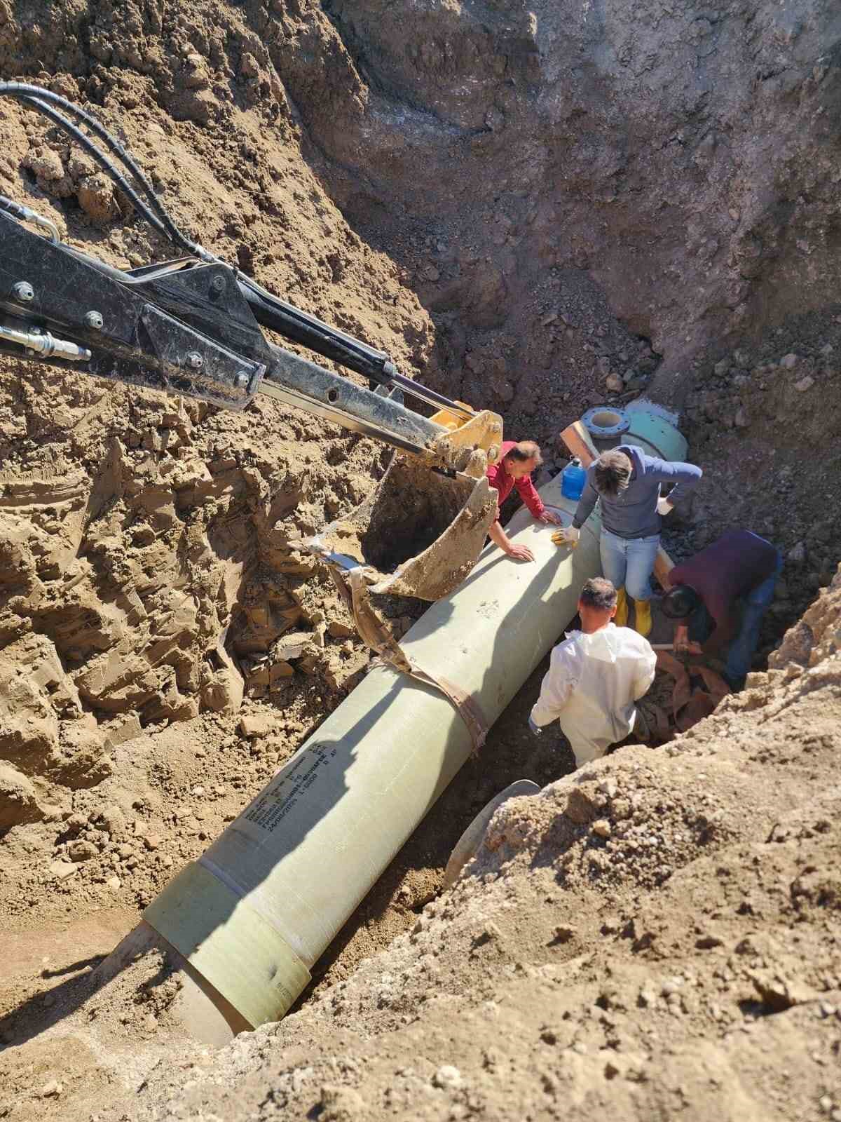 Samsat&rsquo;ın bereketli toprakları su ile buluşuyor