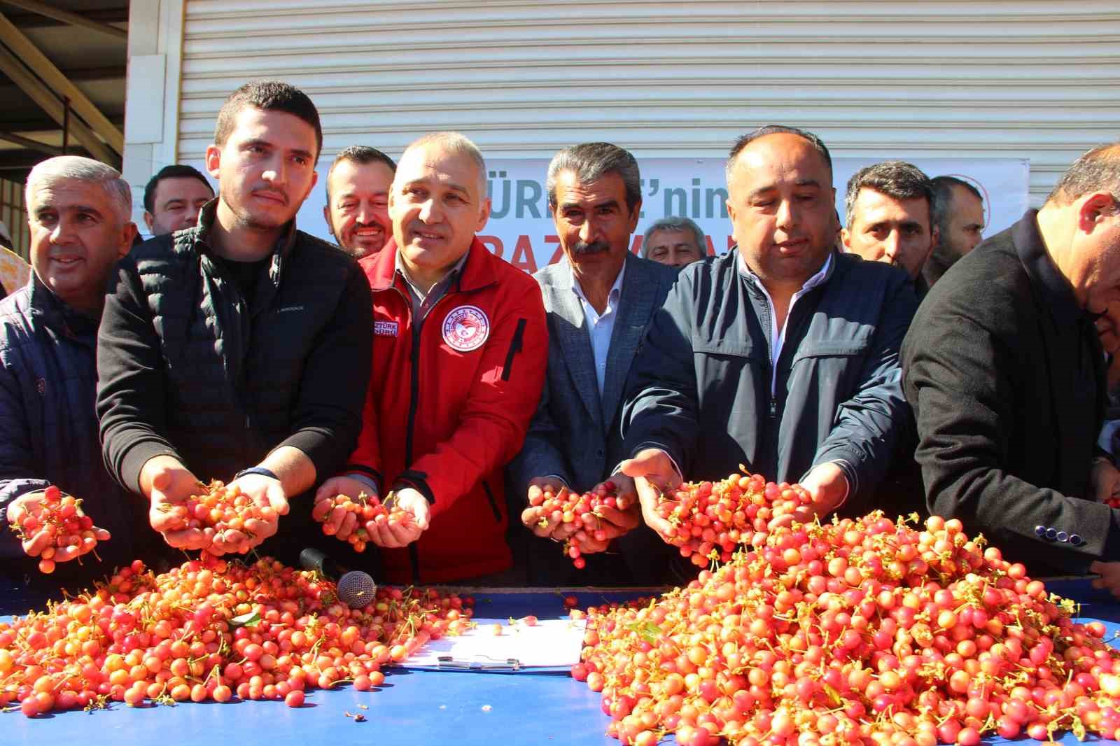 İlk kirazın kilosu 3 bin 500 TL’den satıldı