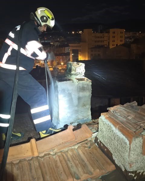 &Ccedil;ankırı&rsquo;da korkutan baca yangını
