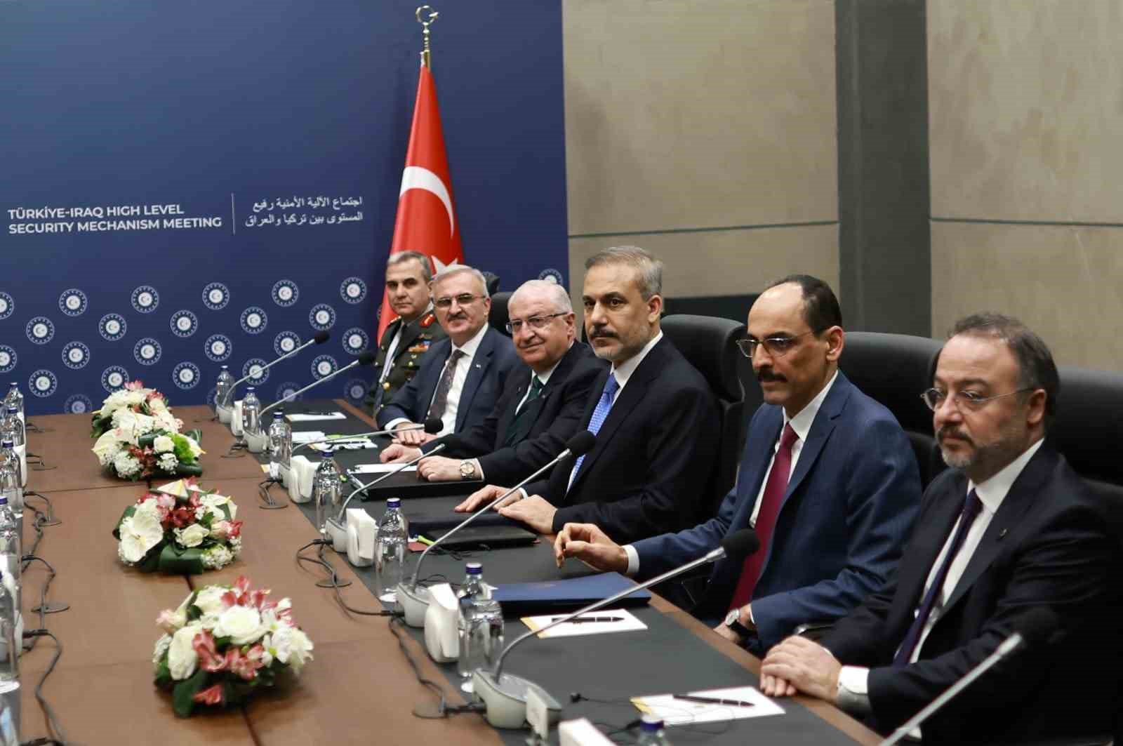 Türkiye ile Irak arasında Yüksek Düzeyli Güvenlik Mekanizması toplantısı gerçekleştirildi
