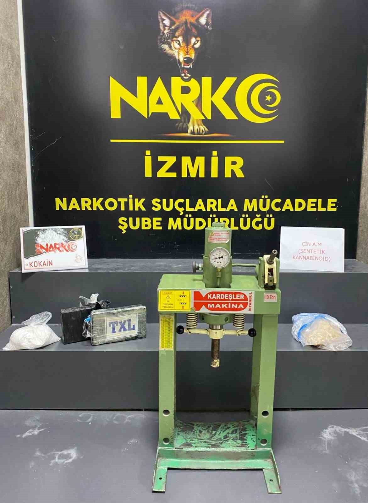 İzmir’de uyuşturucu operasyonu: 4 tutuklama